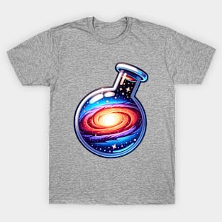 Stars and Galaxy in a Florance Flask T-Shirt